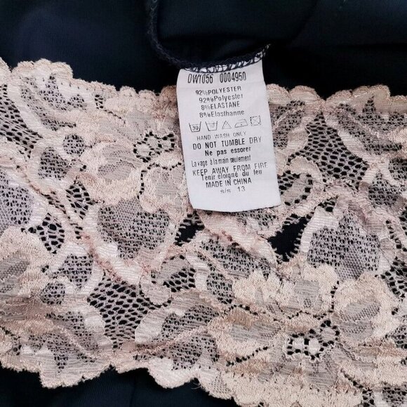 AX PARIS Vintage Vibe Lace Accent Waist & Bodice Blue NWT NEW Sz 4 - Picture 12 of 16